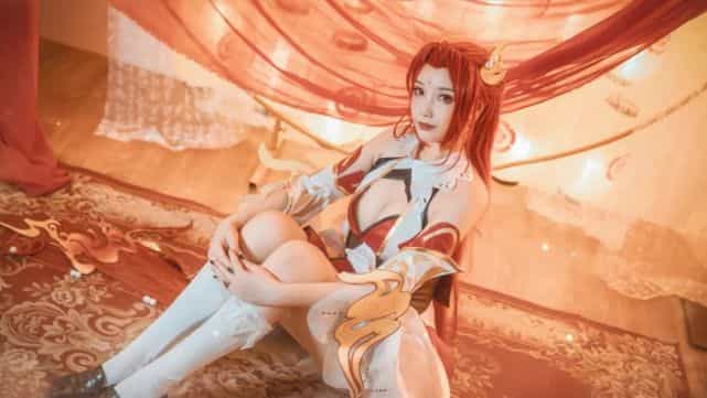 cos：王者荣耀 貂蝉 “心中灵火，给无尽的未知点燃一盏灯”