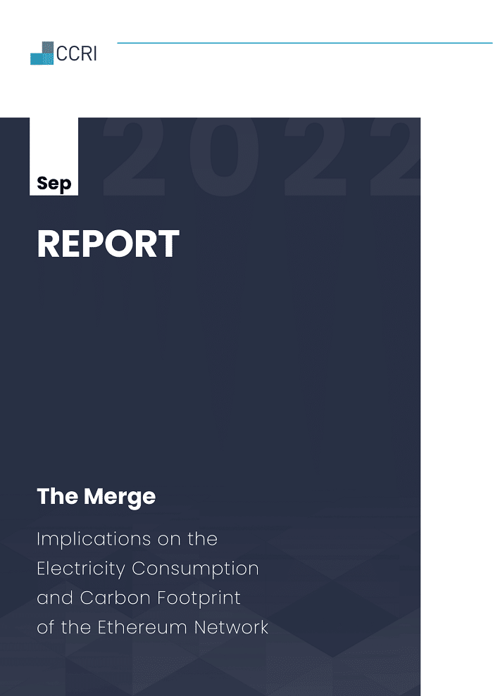 CCRI：以太坊合并节省了较此前预期更多的能源
